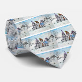 Schnauzers im Winter Krawatte (Gerollt)