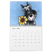 Schnauzers Off-Leash Art™ Vol. 1 Kalender (Mär 2026)