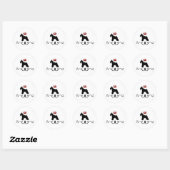 Schnauzers Rule Stickers (Blatt)