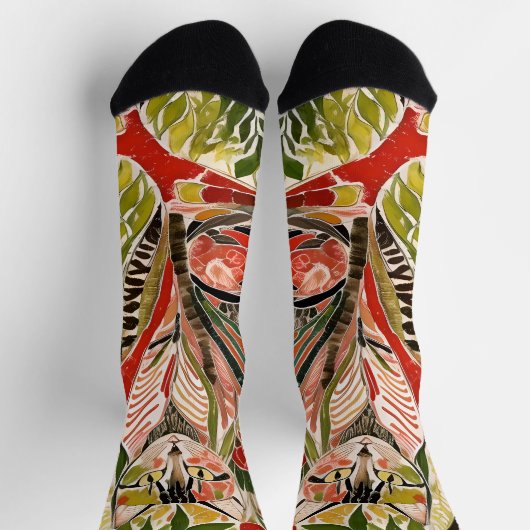 Schnazzy Cat One Socken (Oben)