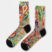 Schnazzy Cat Two Socken (Linkes Detail)