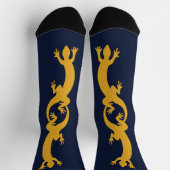 Schnazzy Gecko Socken (Oben)