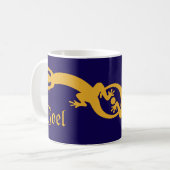 Schnazzy Gekko Kaffeetasse (Vorderseite Links)