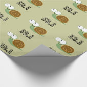 Schnecke 13.1 (Halbmarathon) Geschenkpapier (Ecke)