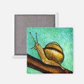 Schnecke 1 Magnet (Vorderseite/Rückseite)