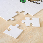 Schnecke als Skater mit Skateboard Puzzle (Seite)