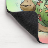 Schnecke am Teich Mousepad (Ecke)