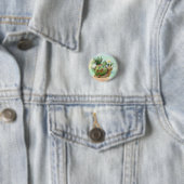 Schnecke am Teich Postkarte Button (Beispiel)