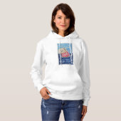 Schnecke auf der Erdbeere Hoodie (Vorne ganz)