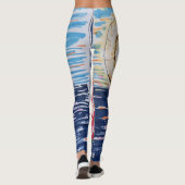Schnecke auf der Erdbeere Leggings (Rückseite)