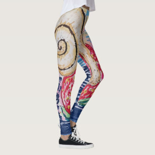 Schnecke auf der Erdbeere Leggings