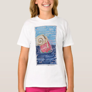 Schnecke auf der Erdbeere T-Shirt