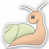 Schnecke Aufkleber (Vorderseite)