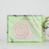 Schnecke Briefbogen (Stehend Vorderseite)