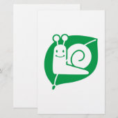 Schnecke Briefpapier (Vorne/Hinten)