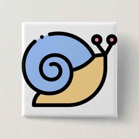 Schnecke Button (Vorderseite)