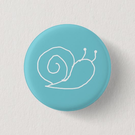 Schnecke-Button Button (Vorderseite)