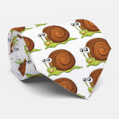 Schnecke-Cartoon Krawatte (Gerollt)