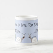 Schnecke Datum Kaffeetasse (Mittel)