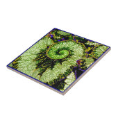 Schnecke Escargot Begonien-Blatt durch Sharles Fliese (Seite)