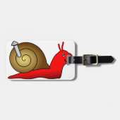 Schnecke-Gepäckanhänger Gepäckanhänger (Vorderseite horizontal)