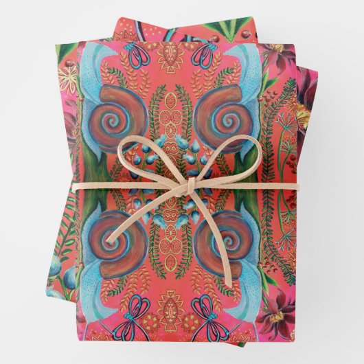 Schnecke Geschenkpapier Set (Beispiel)