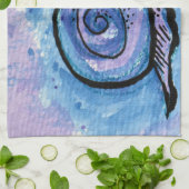 Schnecke Geschirrtuch (Gefaltet)