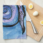 Schnecke Geschirrtuch (Viertel Falte)