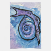 Schnecke Geschirrtuch (Vertikal)