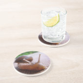 Schnecke Getränkeuntersetzer (Seite)