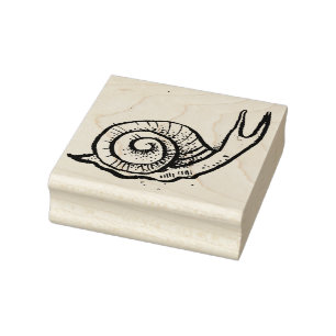 Schnecke Gummistempel