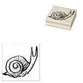 Schnecke Gummistempel (Stempel)