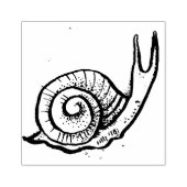 Schnecke Gummistempel (Prägung)