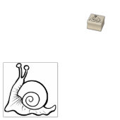 Schnecke Gummistempel (Stempel)