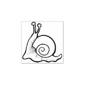 Schnecke Gummistempel (Prägung)