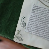 Schnecke Gummistempel