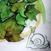 Schnecke Gummistempel