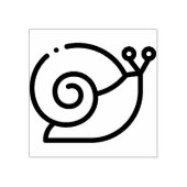 Schnecke Gummistempel (Prägung)