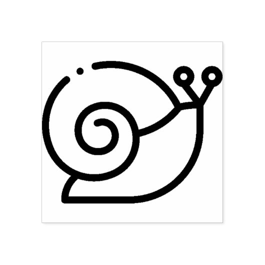 Schnecke Gummistempel (Prägung)