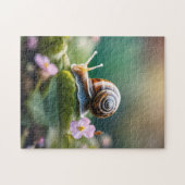 Schnecke im Garten Puzzle (Horizontal)