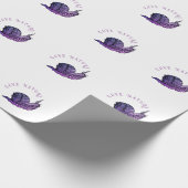Schnecke im grafischen Stil Geschenkpapier (Ecke)
