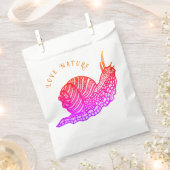 Schnecke im grafischen Stil Geschenktütchen (Ausgeschnitten)