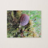 Schnecke im Moos Puzzle (Horizontal)