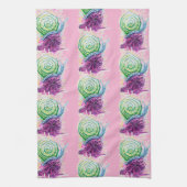 Schnecke in der Fig Geschirrtuch (Vertikal)