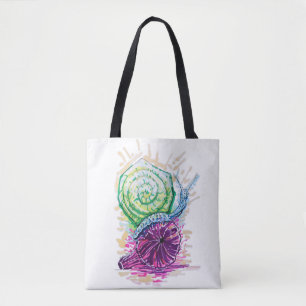 Schnecke in der Fig Tasche