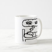 Schnecke in Ihren Träumen Kaffeetasse (VorderseiteRechts)