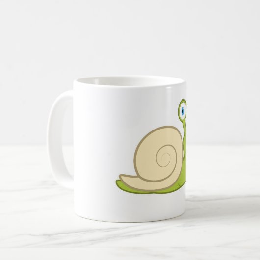 Schnecke Kaffeetasse (Vorderseite Links)