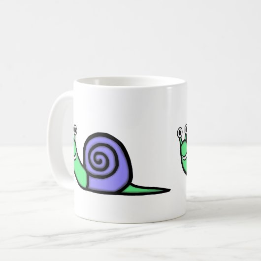 Schnecke Kaffeetasse (Vorderseite Links)