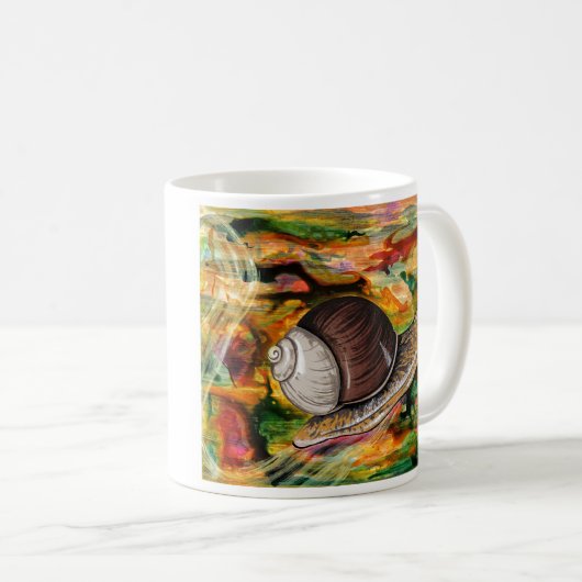Schnecke Kaffeetasse (VorderseiteRechts)