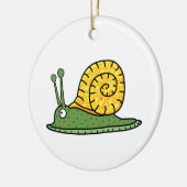 Schnecke Keramik Ornament (Links)